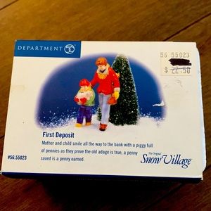 Department 56, First Deposit, Snow Village